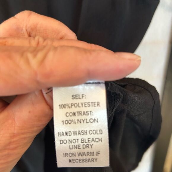 NEW MITTOSHOP Satin look Basic Instinct Black Lace Trim Cami Tank 1X - Picture 9 of 11